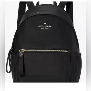 Kate Spade Black Nylon Backpack